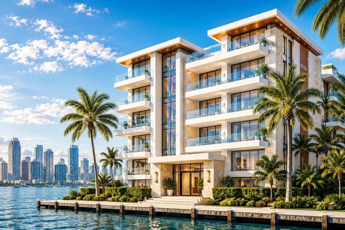 Új építésű modern villa medencével — illusztráció